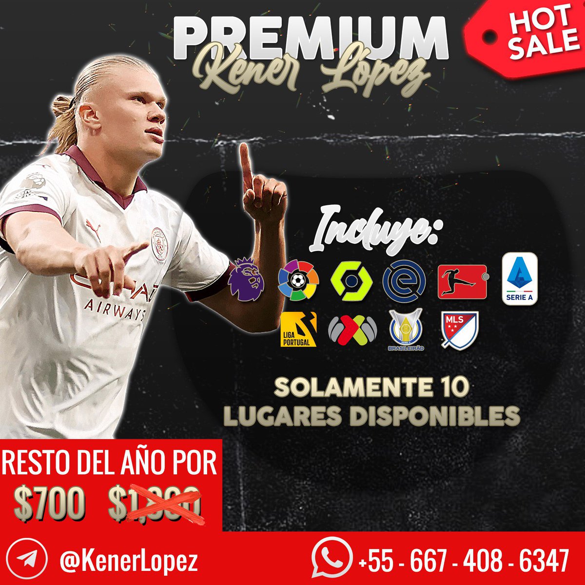 KenerPicks's tweet photo. ⭐️ ¡¡PREMIUM RESTO DEL AÑO!!

Les tengo un precio de REGALO: 

- Lo que resta del año: $700 pesos
- 2 meses: $550

ℹ️ Más info por acá:
https://t.co/XQjHTeEOAF

🚨 Solamente 10 lugares disponibles entre hoy y mañana.

❤️‍🔥 Se van 2 membresías gratis de 1 mes entre los LIKES &amp; RT. https://t.co/dhoqhQzCDY