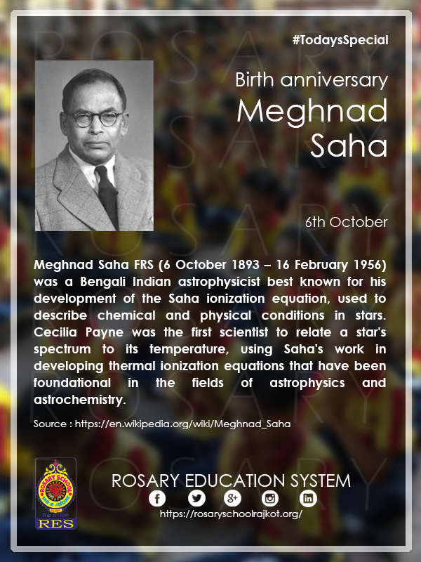 Help us Spread the Word!!! Share with your Friends!
#TodaySpecialBirth 
anniversary of Meghnad Saha
@TwitterIndia
@HistAstro
@isc104th
@imperialcollege
@ScienceChannel
@HISTORY