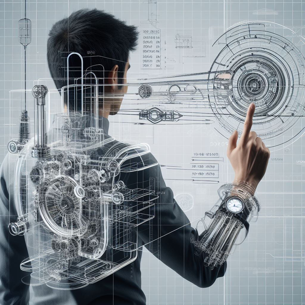 71marc77's tweet photo. Demandé à BING AI DallE: "Montre un plan et design détaillés d'un appareil qui permet le voyage temporel pour des humains" https://t.co/neaFgLabch