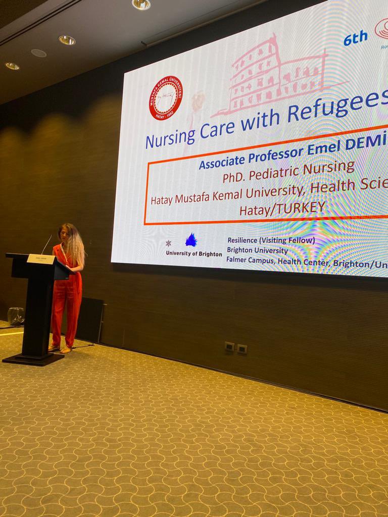 Nursing care with refugies children Emel Demir from Turkey #PNAE2023 <a href="/FNInfermieri/">FNOPI.IT</a>