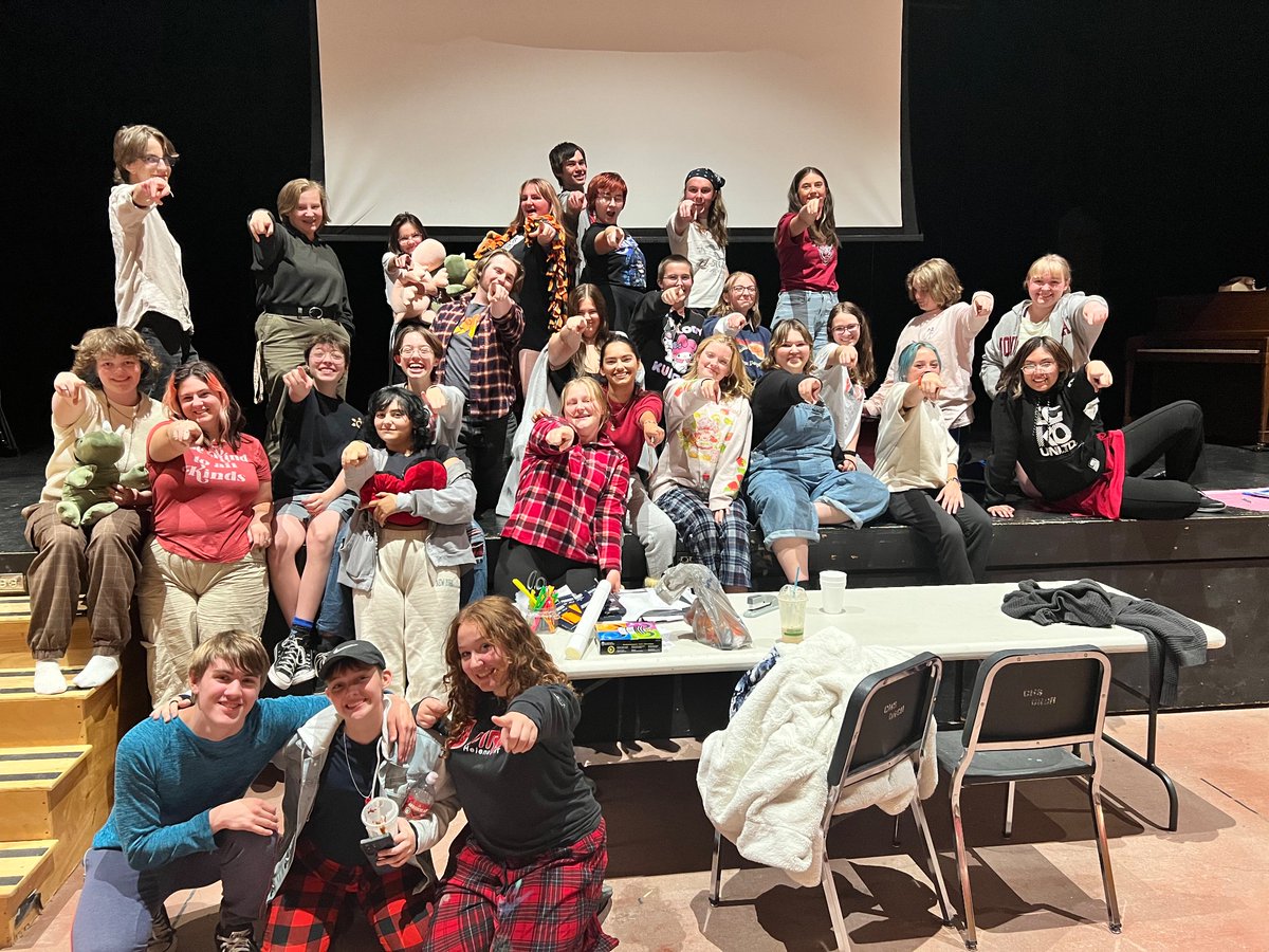 First drama club movie night in the books! Mama Mia did NOT disappoint! 😎🎤⛲️ #GoBru