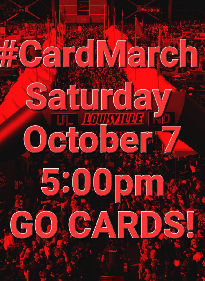 BringBrohmHome's tweet photo. @Brohm_Brady Brady! We love you all! So proud of the coaches, administrators, players, fans, city! This is what sports are all about! See you at #CardMarch!
#GoCards #BeatNotreDame #5and0 #GrittyCards https://t.co/GTyQAl587q