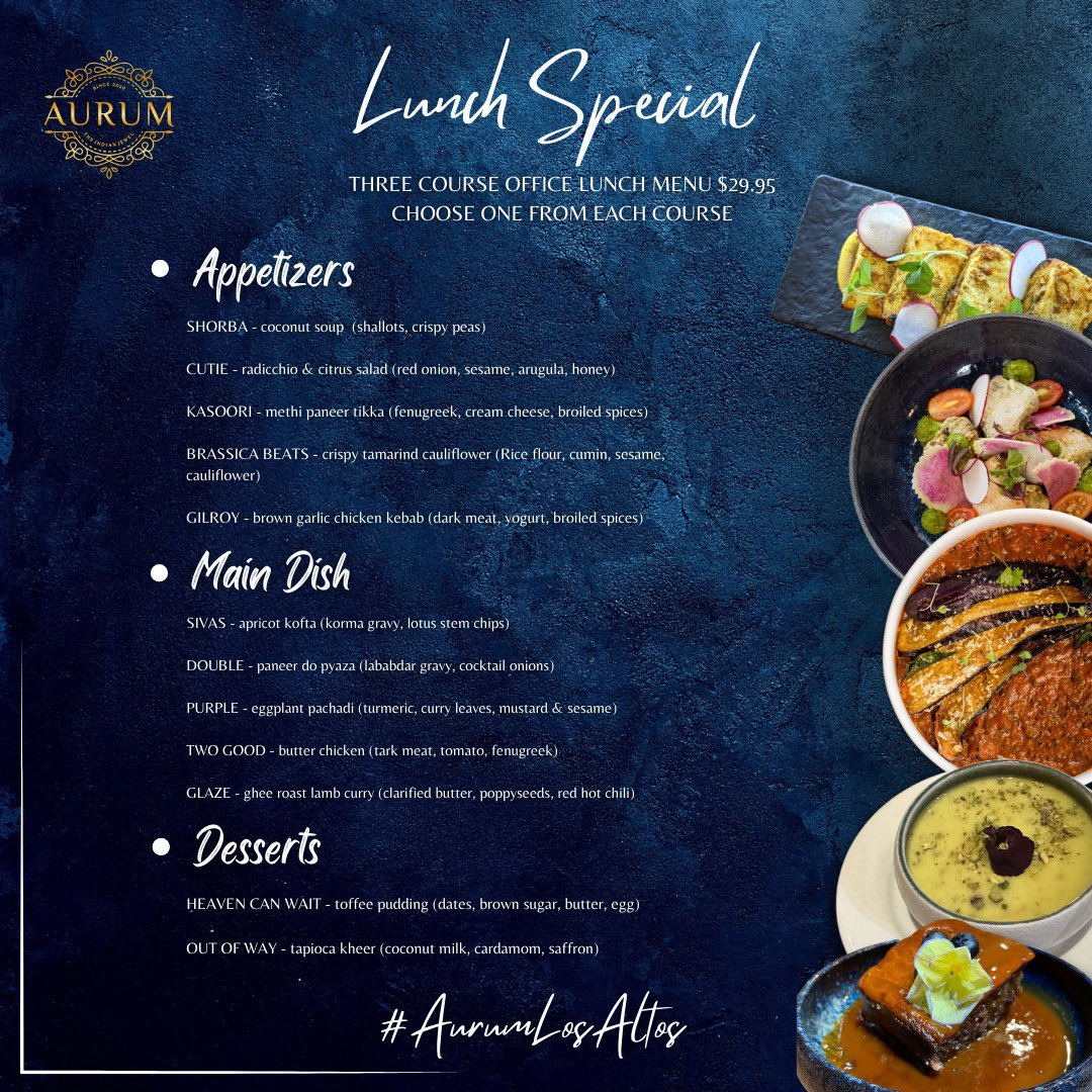 We are turning your lunch breaks into culinary adventures. Our Special Lunch Menu is here for whole week now and it's not just a meal; it's an experience. 🍴✨ Tag your lunch buddies and make plans to join us every day this week. Trust us; you won't want to miss this! #
