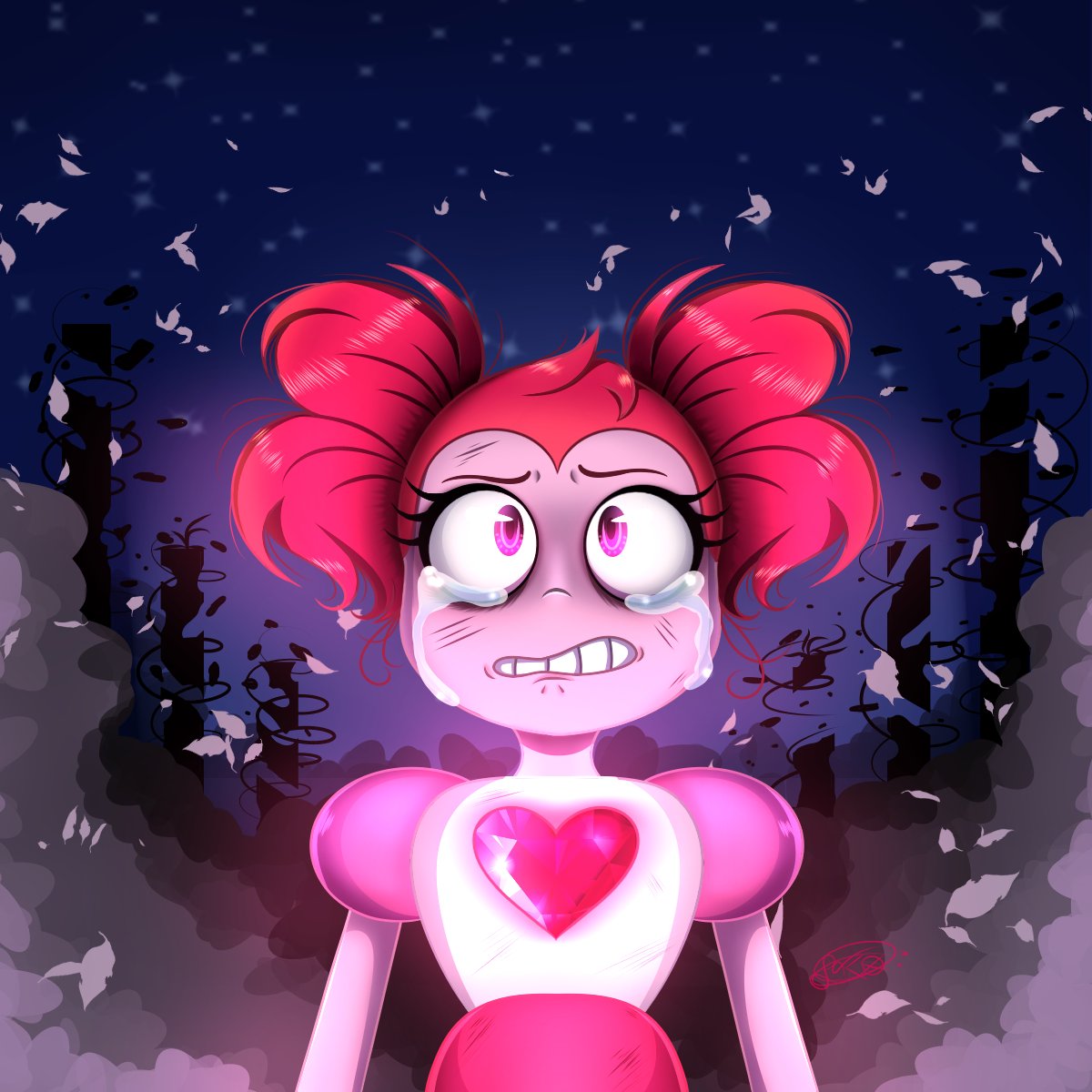 LyzbelAV's tweet photo. !Encontré un dibujo viejo¡
lo hice en el 2019. me encantaba steven universe y mas cuando salio spinela es mi gema favorita.
#StevenUniverse #fanart #artdigital #drawingart #spinela #spinel #stevenuniversefanart https://t.co/BTd6uK3gme