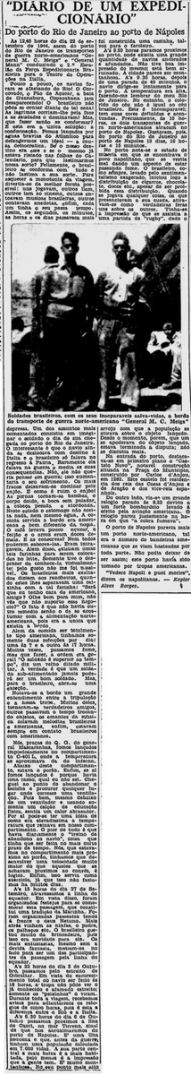 sentandoapua's tweet photo. Notícias da 2ª Guerra: 30SET1945-Diário de um expedicionário. Do porto do Rio de Janeiro ao porto de Nápoles https://t.co/W8OTkqmHnZ
#SET45 #JB #WWII #FEB #Diario #Expedicionario @exercitooficial @feb_brasil @MuseuANVFEBBH @anvfeb https://t.co/XWh7WBkVf2