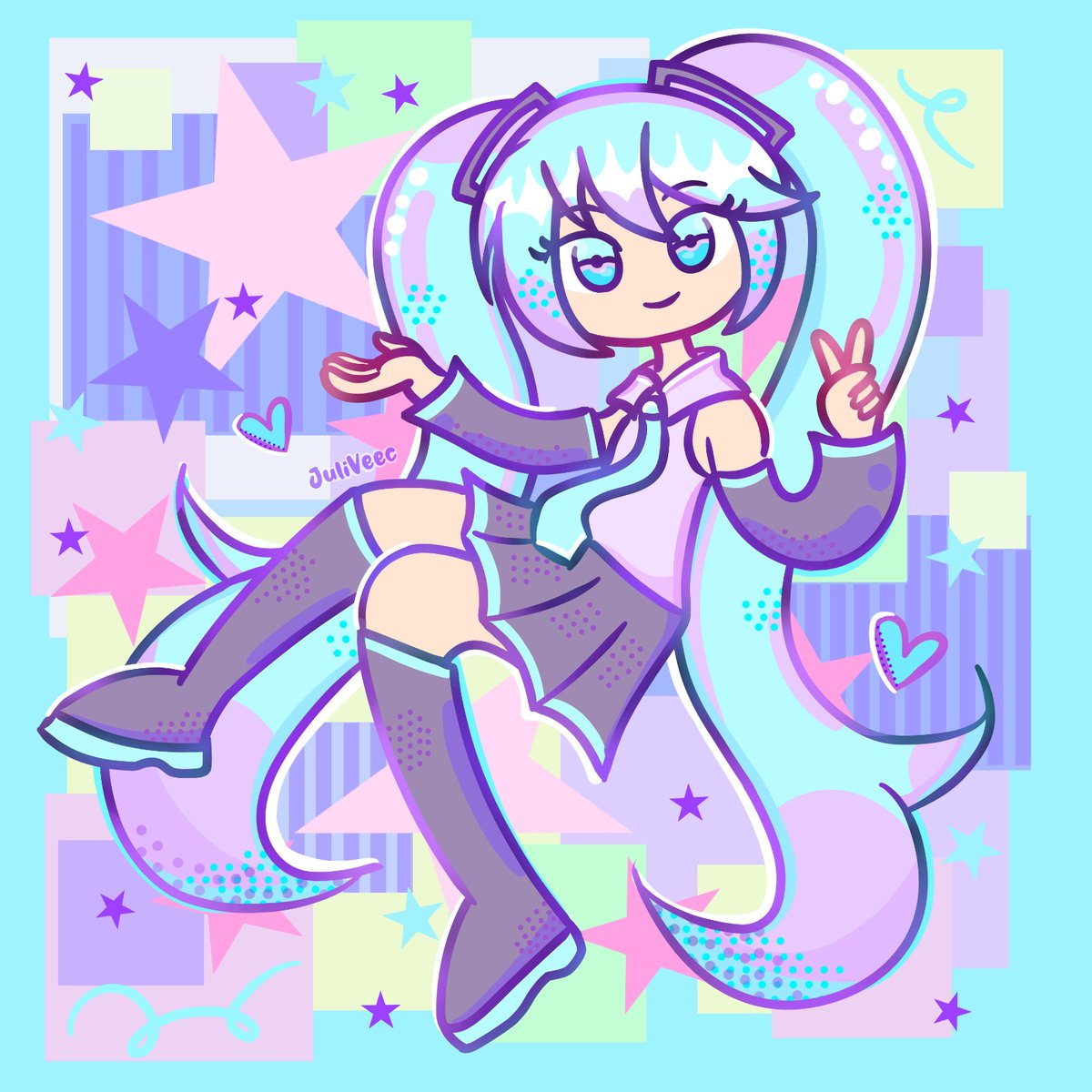 juliveecs's tweet photo. #HatsuneMiku (⁠≧⁠▽⁠≦⁠) 👾🎵 https://t.co/N9vbbUNKCJ