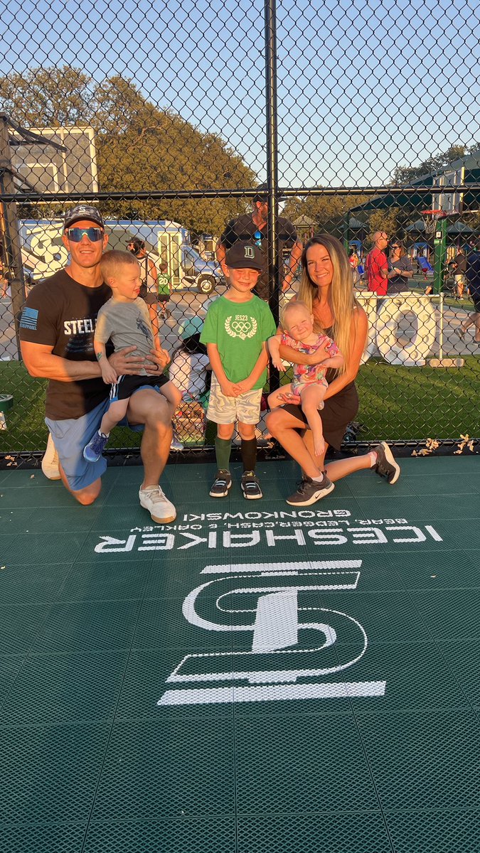 It feels good to give back.  Today was the ribbon cutting for the new sports court at our sons elementary school. Ice Shaker was one of the main sponsors that helped make this court for the kids a reality.