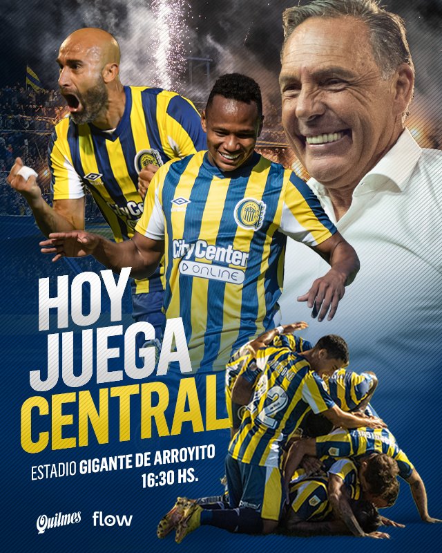 RosarioCentral's tweet photo. #HoyJuegaCentral | 😃💙💛

Y DALE, Y DALE, Y DALE CENTRAL DALE!!! 💪🏼🇺🇦 https://t.co/eQPoNDNVtT