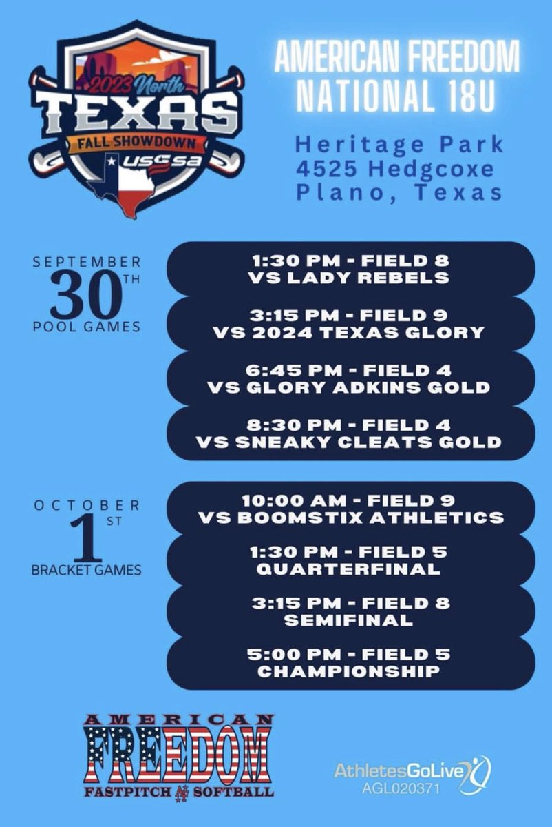 Kearstin “Kiki” Tinsley (@kearstint) on Twitter photo Come check us out <a href="/AFSBALL/">American Freedom Softball</a> tomorrow in Plano or on AGL 020371! Ready to kick off fall season! 💪🏾 Come check us out <a href="/AFSBALL/">American Freedom Softball</a> tomorrow in Plano or on AGL 020371! Ready to kick off fall season! 💪🏾
