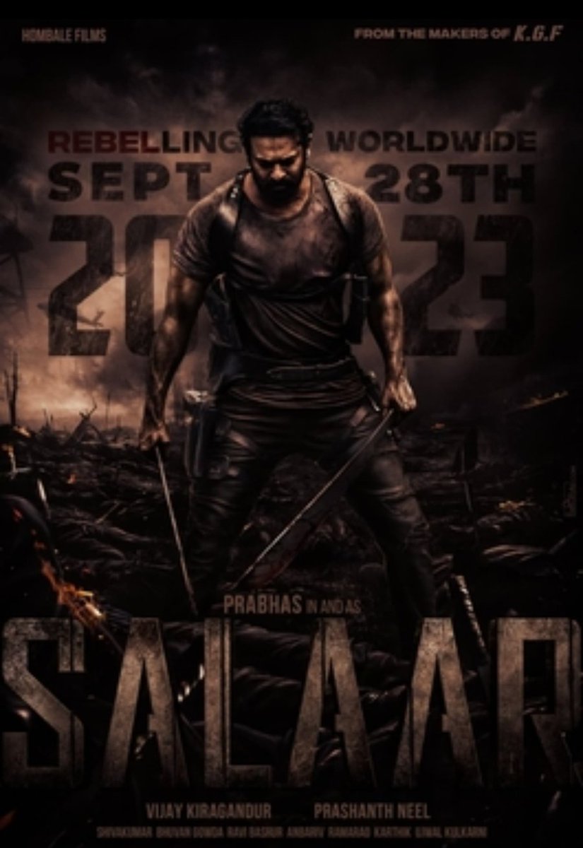 Choudhary2Ajay's tweet photo. Full week double blast 🔥🔥
#Tiger3Teaser on 27 Sept 🔥
#GanapathTeaser on 27 Sept 🔥
#VaccineWar on 28 Sept 🔥
#AnimalTeaser on 28 Sept 🔥
#Fukrey3 on 28 Sept 🔥
#Skanda on 28 Sept 🔥
#SalaarUpdate on 28 Sept 🔥
Elon Musk has changed the LIKE Button ...🤯🔥
#BrandedFeatures https://t.co/N5yxmeE4tl