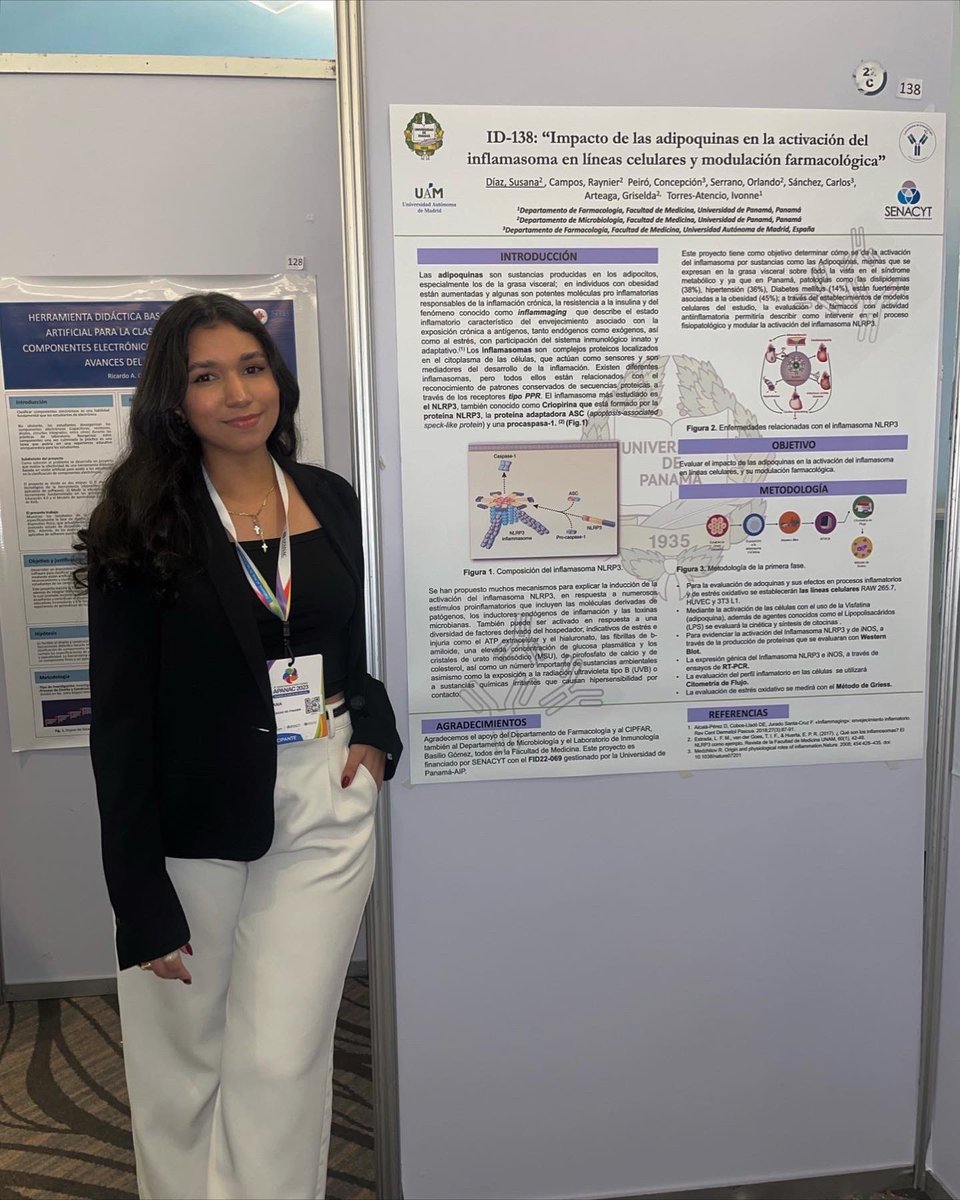 InmunologiaUP's tweet photo. Tuvimos una muy exitosa presentación de pósters de nuestros investigadores y estudiantes en el Congreso APANAC (@congresoapanac) 👩🏻‍🔬

Nuestro grupo de investigación, GIICEC, continúa creciendo y desarrollando importantes investigaciones para nuestro país. https://t.co/KuoU87hNtn