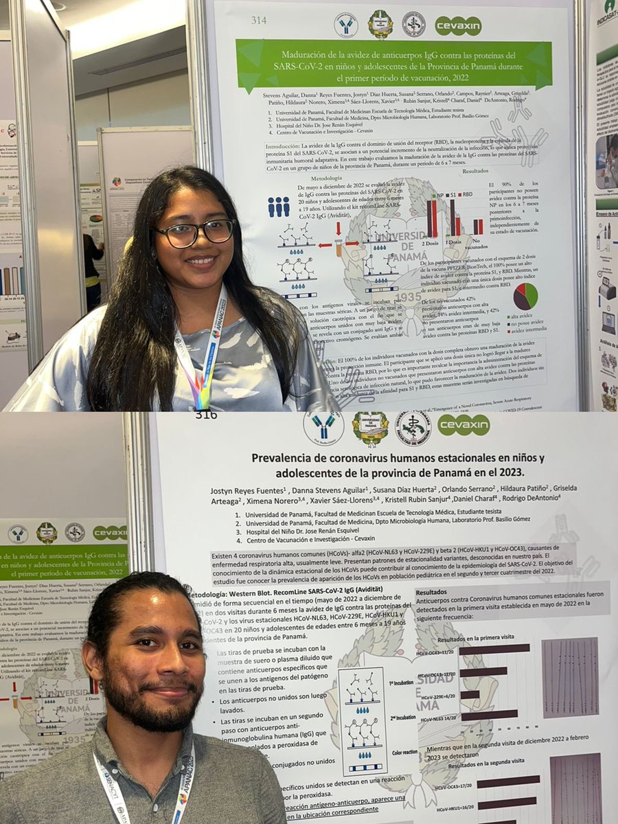 InmunologiaUP's tweet photo. Tuvimos una muy exitosa presentación de pósters de nuestros investigadores y estudiantes en el Congreso APANAC (@congresoapanac) 👩🏻‍🔬

Nuestro grupo de investigación, GIICEC, continúa creciendo y desarrollando importantes investigaciones para nuestro país. https://t.co/KuoU87hNtn