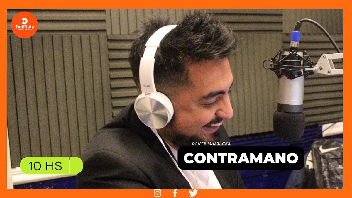 INFORMACIÓN Y DIVERSIÓN 🔊

En las mañanas de sábado nos ponemos en modo #Contramano | Hasta las 13hs @Contramano935 🎙️ con <a href="/dantemass/">Dante Massacesi</a> y equipo

📻 Del Plata #Rosario FM 93.5
▶️ c3m.com.ar
📲 3417 309 395