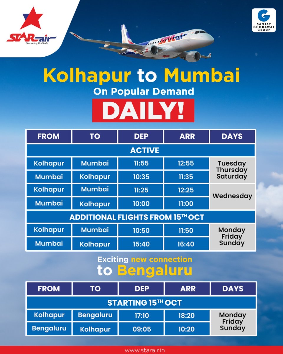 Star Air tweet media