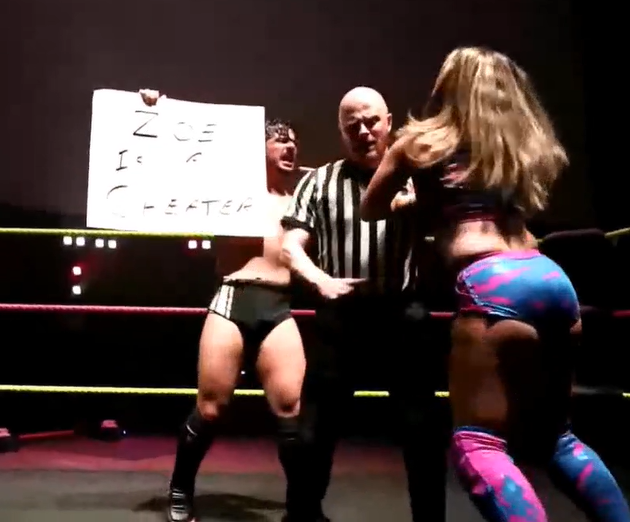 MikeGuylee's tweet photo. Love Pro Wrestling Grand Championship
Judas Icarus vs. Zoe Sager
Always a pleasure seeing Judas Icarus in the ring, because he is so bloody talented!!!
But also Sager left a good impression on me.
Absolut awesome title match between these two!!!
#SpeedballStrikesFirst https://t.co/1jnbv5p8I9