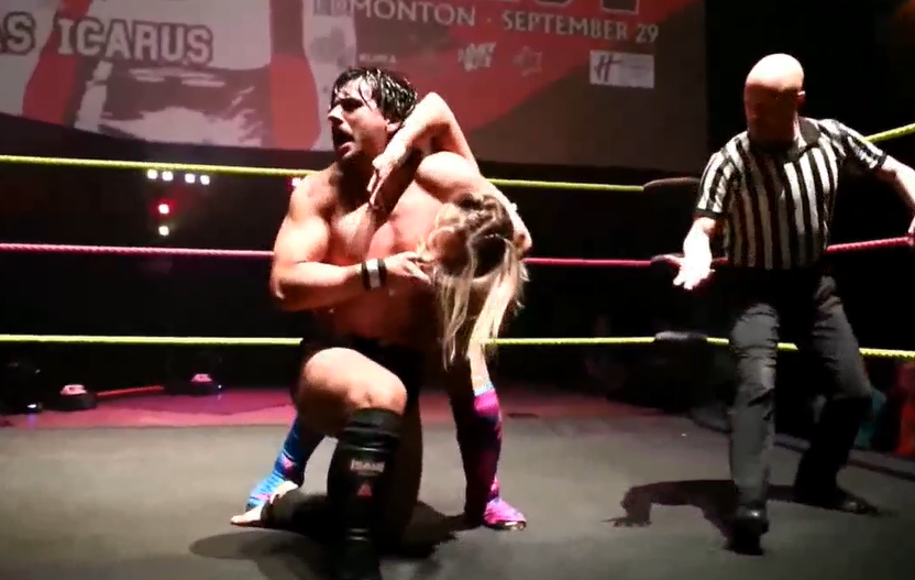 MikeGuylee's tweet photo. Love Pro Wrestling Grand Championship
Judas Icarus vs. Zoe Sager
Always a pleasure seeing Judas Icarus in the ring, because he is so bloody talented!!!
But also Sager left a good impression on me.
Absolut awesome title match between these two!!!
#SpeedballStrikesFirst https://t.co/1jnbv5p8I9