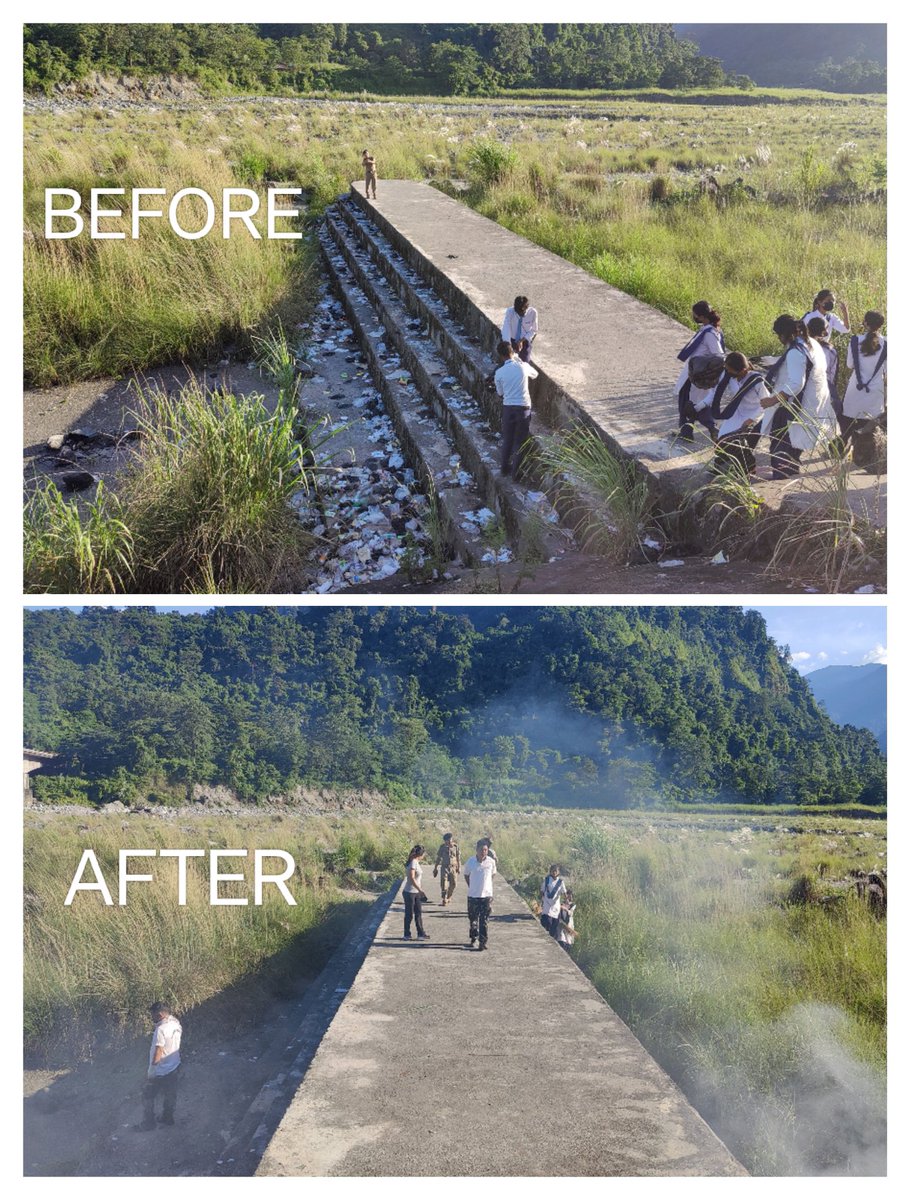 nbm_rikm's tweet photo. Cleanliness  Drive cum Awareness Programme conducted by Lower Dibang Valley police in collaboration with  Secondary school Roing in the Deopani Area led by DySP (p) Nabam Rikam under the guidance of SP Akanksha Yadav IPS. https://t.co/CRjupB5riP