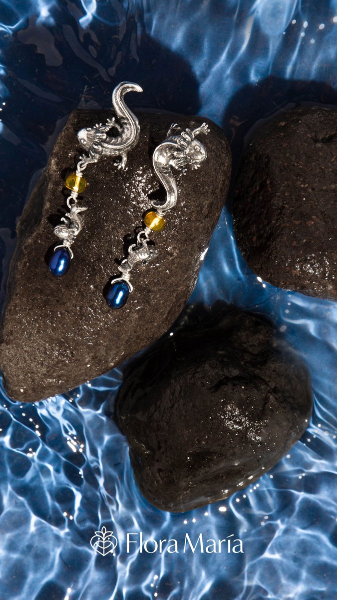 A diferencia de otros anfibios, el Axolote mantiene sus características juveniles a lo largo de toda su vida, conserva branquias externas y no se convierte en un adulto. Al llevar nuestras joyas Axolote, muestras tu compromiso con la preservación de los hábitats.