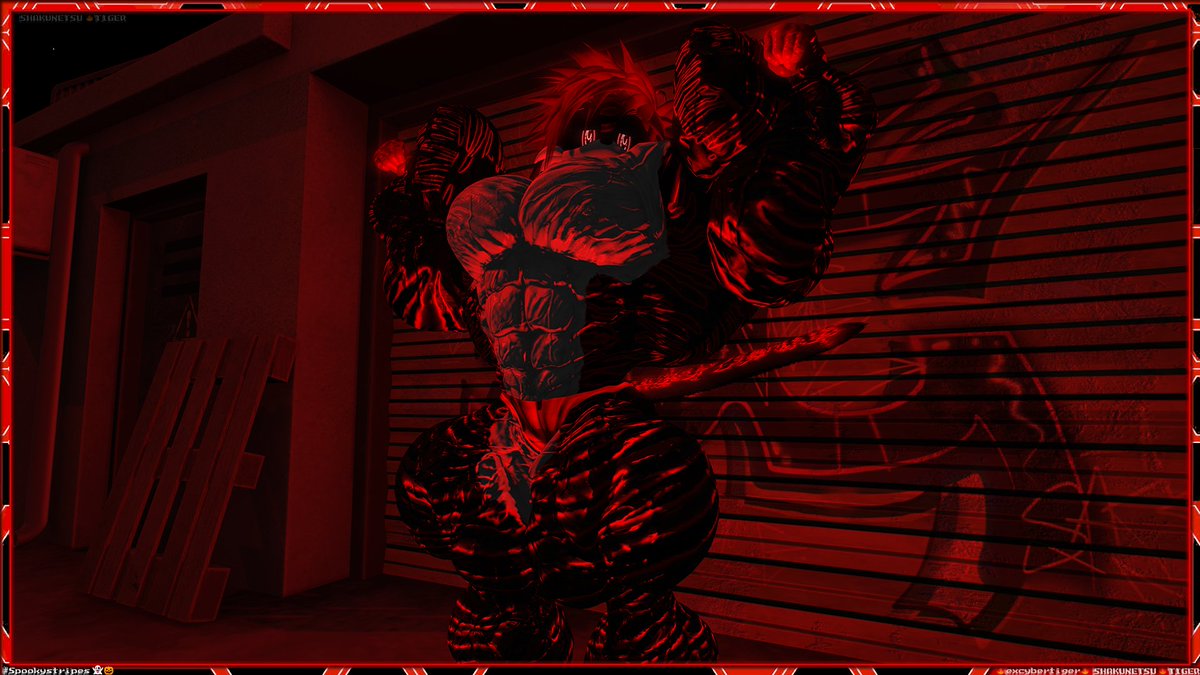 ShakunetsuTiger's tweet photo. Yo #coolkats n' #vtubers! Here are some #penstripes from the last #wildkatwednesday #artstripes Picarto art stream! #Spookystripes returns!
๐งตathreadโฌ๏ธ (2 Pictures)
1. Crimson Inferno is Back!
2. Crimson Overheat Inferno #muscle form is back too! https://t.co/QGKo5EtFbk