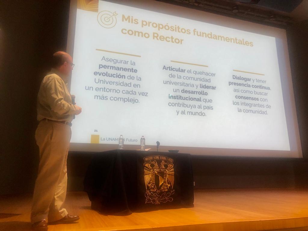 SM_Alcocer's tweet photo. ¡Lograr la transformación de la #UNAM requiere escuchar todas las voces!

Así los hicimos hoy en la presentación de mi Proyecto de Trabajo en la @ENESMoreliaUNAM.

Les invito a conocer más sobre esta propuesta para la #UNAMdelFuturo en:

https://t.co/xCYlMD2SW7 https://t.co/YEbwVOdeJb