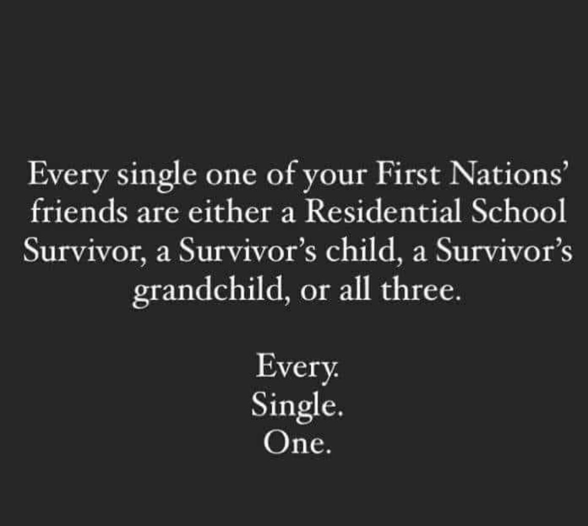 I am the #Sister.
I am the #Daughter.
I am the #Granddaughter.
I am the #Niece.....
of #RESIDENTIALSCHOOL #WARRIORS #SURVIVORS