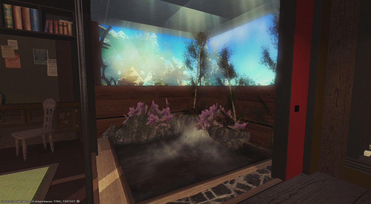 クーちゃんさん(<a href="/kutatertot/">クーちゃん</a>)の「Kurenai」にお邪魔させていただきました。
桜模様の洗面台の鏡が見たくてお邪魔しました。丁度灯りが差す時間帯だったので、桜模様が台を照らしているのも好きでした。玄関もお風呂場も扉が開いている表現がすごくいいです。玄関の取っ手、この形状は初めてみたかも！