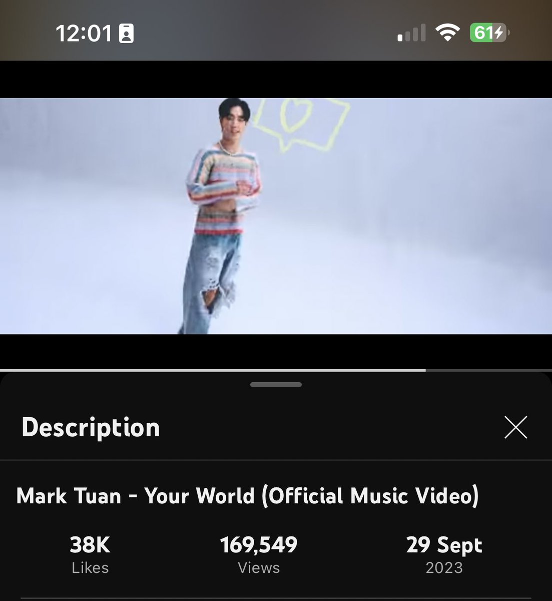 StatsMarkTuan's tweet photo. [📌]
#YourWorld 24 hours update

iTunes
#87 WW song chart 
#1 in 🇫🇯✨

YouTube MV views: 169,549

Shazam: 298

—————-
Note 👇👇
iTunes mass purchase postponement

New purchase date and time: 
🗓️Oct 7th, 12 AM ET 
(11AM ICT / 1PM KST)

#MarkTuan @marktuan @DNAmngmnt https://t.co/1NsS1i3d24