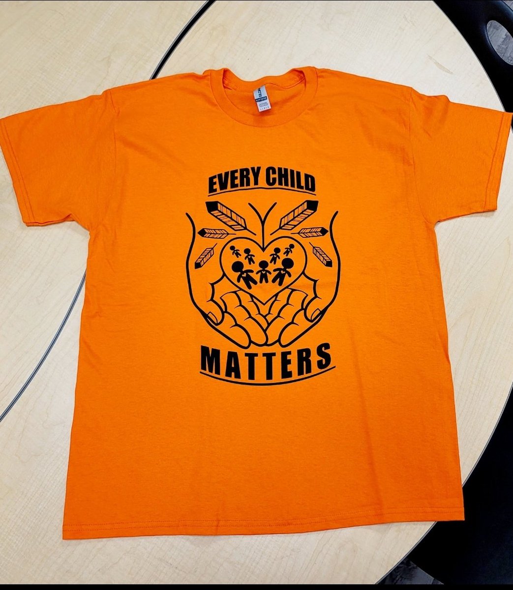 Langton Public staff &amp; students are honored to receive these beautiful shirts from the <a href="/IndigenousEdGE/">GEDSB Indigenous Ed.</a> team! Thank you for supporting us in our ReconciliACTION journey! <a href="/GEDSB/">Grand Erie District School Board</a> #orangeshirtday #TruthAndReconciliation