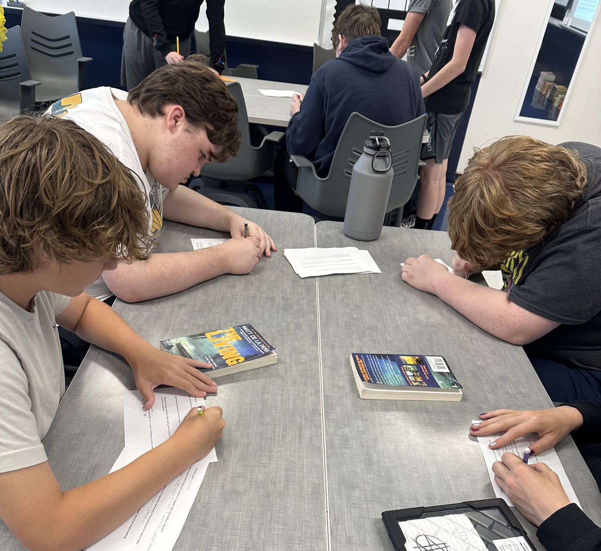 Friday… 5 day week… full moon… homecoming… and these kids still rocked their book tasting! #WCConnects