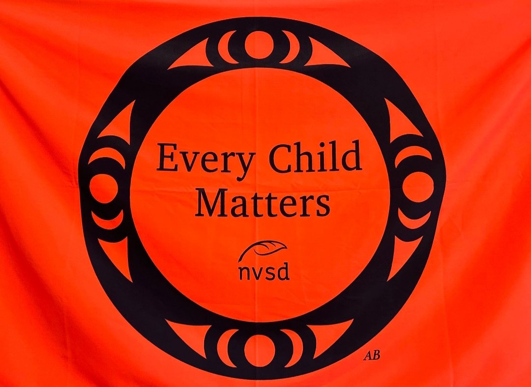 Today at Lynn Valley, our students led a beautiful assembly recognizing the history of why we wear orange. And a promise that our commitment to truth will continue beyond just this one day. We raise our hands. #goforwardwithcourage <a href="/NVSD44/">School District 44</a> #lovewhereyouwork