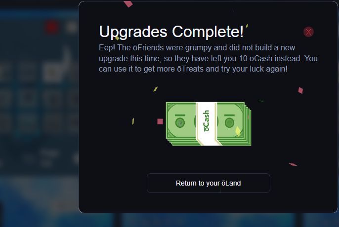 SkydropIr's tweet photo. The only place I don't like to be paid is here, don't give me my money back!!! Please give me an upgrade card #ocash #oland https://t.co/gN9GLudtfr
