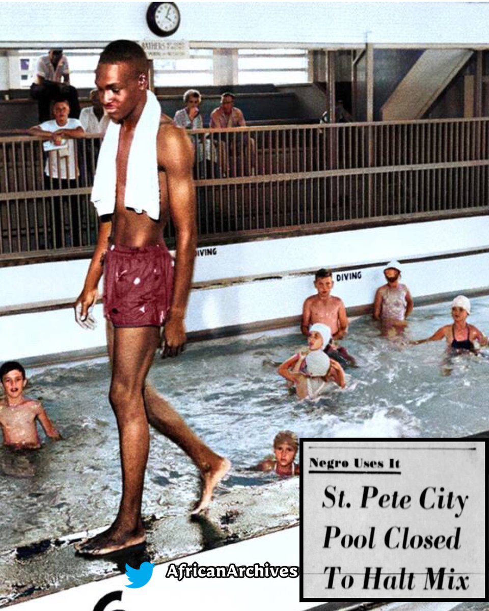 In 1958, David Isom, 19, broke the color line in a Florida segregated public pool. It resulted in officials closing the facility.