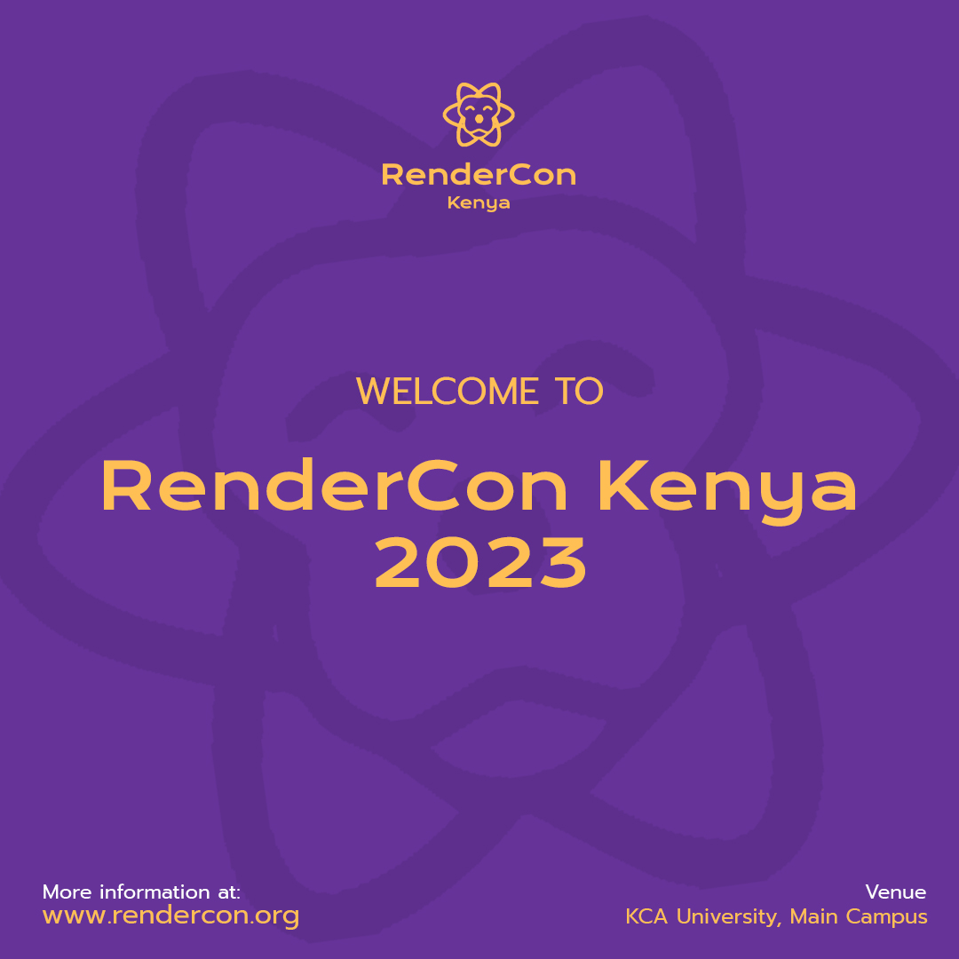 renderconke's tweet photo. Day 2 of the #renderconke2023 weekend is here!

Lot's more content to choose and learn from.

Remember to take pics, learn, interact &amp; have fun!  #rendercon #renderconke #reactdevske https://t.co/qEYXjQevqI