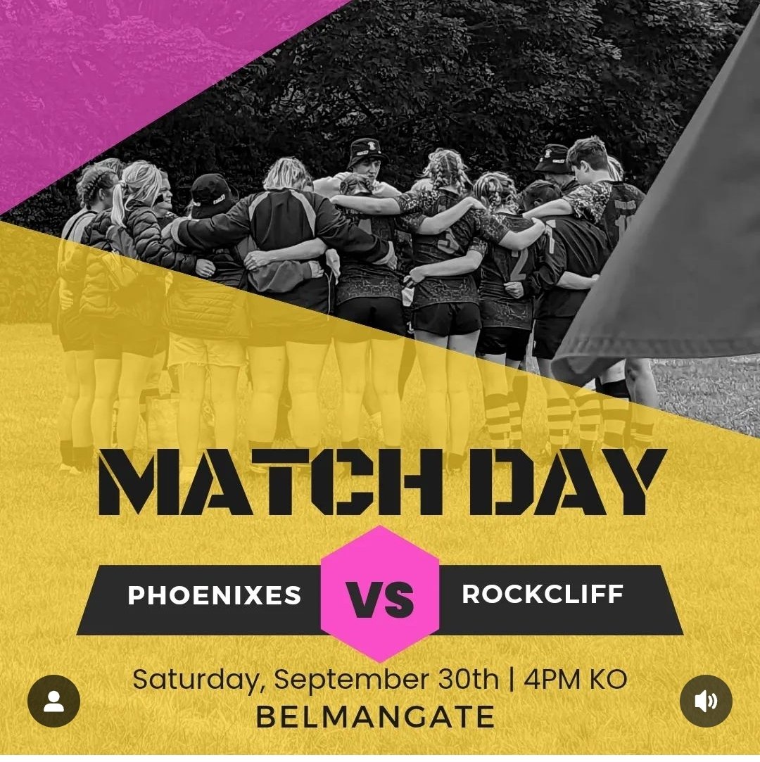 It's matchday for the Phoenixes 💪 In what is only their second contact game, the ladies and coaches have worked tirelessly preparing for today. Their hard work and determination is clear with their confidence and skills improving every week. *5pm Belmangate. Be there! #Inspire