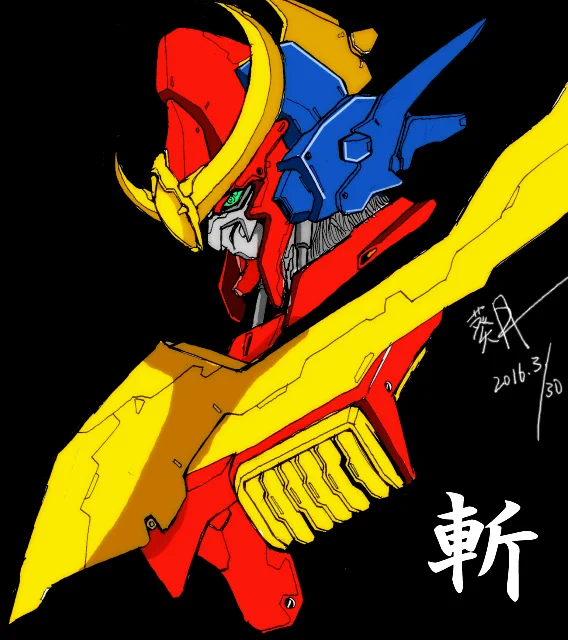 ロボ描くの好きです('ー`) #ロボ描きを紹介しよう