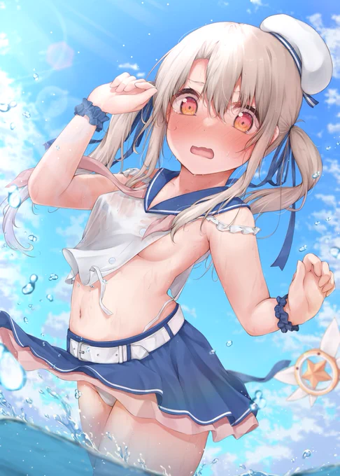 セーラー水着イリヤさん 