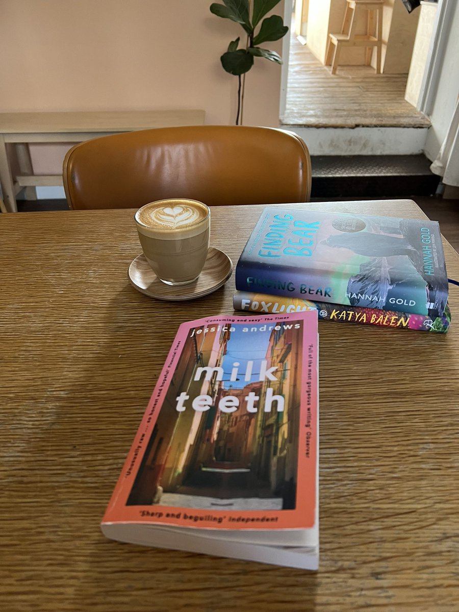 Today I am going to drink coffee, read books &amp; enjoy the gorgeous late september sun. <a href="/jessicacandrews/">Jessica Andrews</a> <a href="/HGold_author/">Hannah Gold - here sometimes 🤩</a> @katyabalen