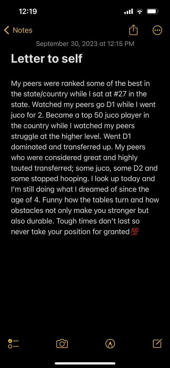 LETTER TO SELF🙏🏾💭