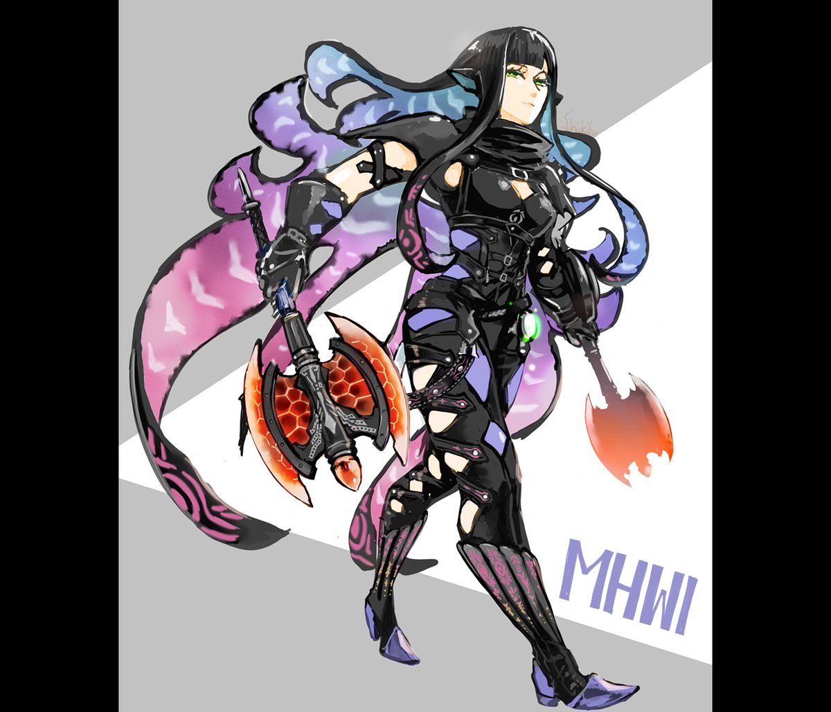 ⚔️🎄🐉❤️‍🔥
 #今月描いた絵を晒そう 