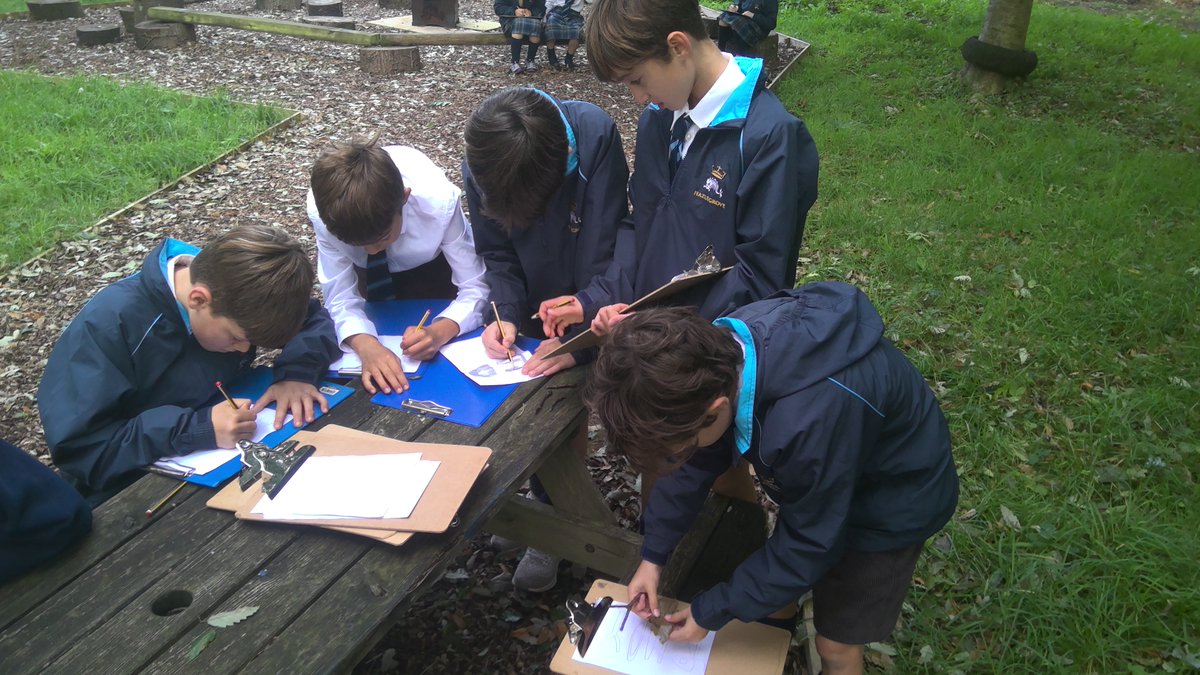 HZG_OutdoorEd's tweet photo. The Year 5s have started Outdoor Ed with Mrs. Mahoney by creating their names using nature in the Outdoor Learning Space. #HazlegroveYear5 #HazlegroveOutdoorEd https://t.co/TYVFBdkmKH