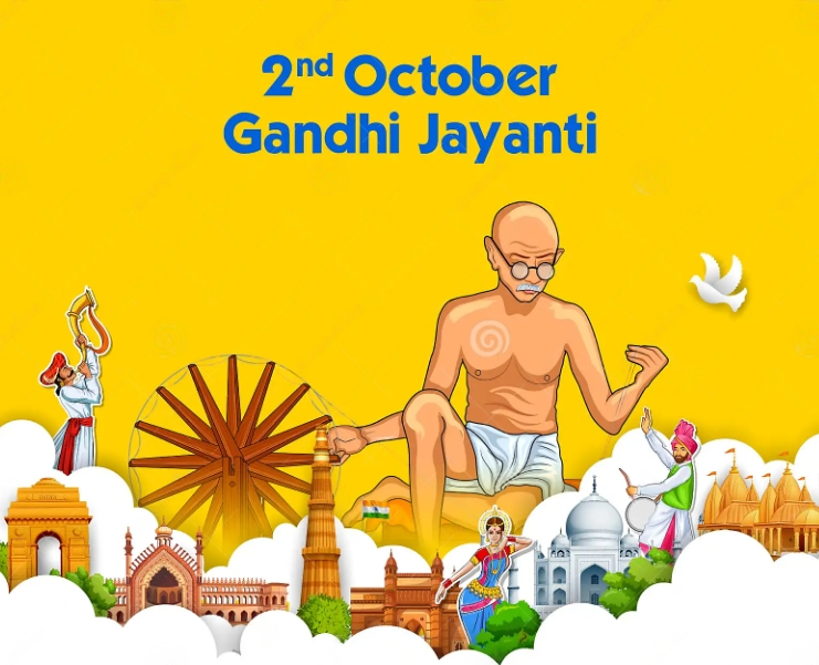 NxtDwell's tweet photo. 🕊️ Happy Gandhi Jayanti! 🕊️

On this special day, we commemorate the birth anniversary of Mahatma Gandhi, the Father of our Nation. His life and teachings continue to inspire us to strive for peace, justice, and truth.
#GandhiJayanti #MahatmaGandhi #Peace #Inspiration #Nxtdwell https://t.co/qfSwI8vxj3