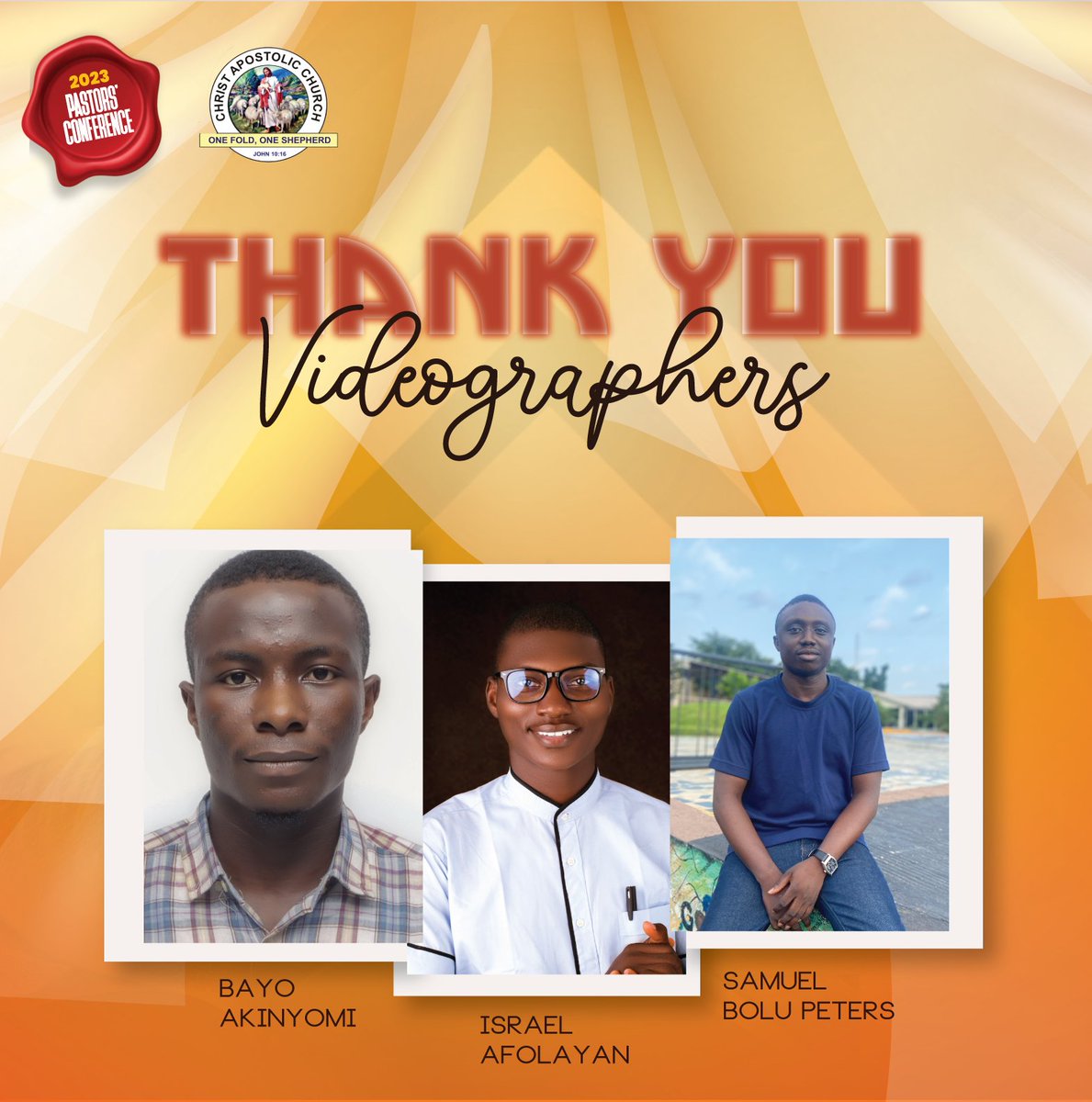 PastorSOOladele's tweet photo. I want to express our gratitude to the team of volunteers across several units that made the 2023 Pastors Conference a huge success.  The Lord will bless you indeed.

#ThankYou
#ChristApostolicChurch
#PastorsConference
#Retreat
#Refresh
#Refire

6/7 https://t.co/eiIcS4h7UW
