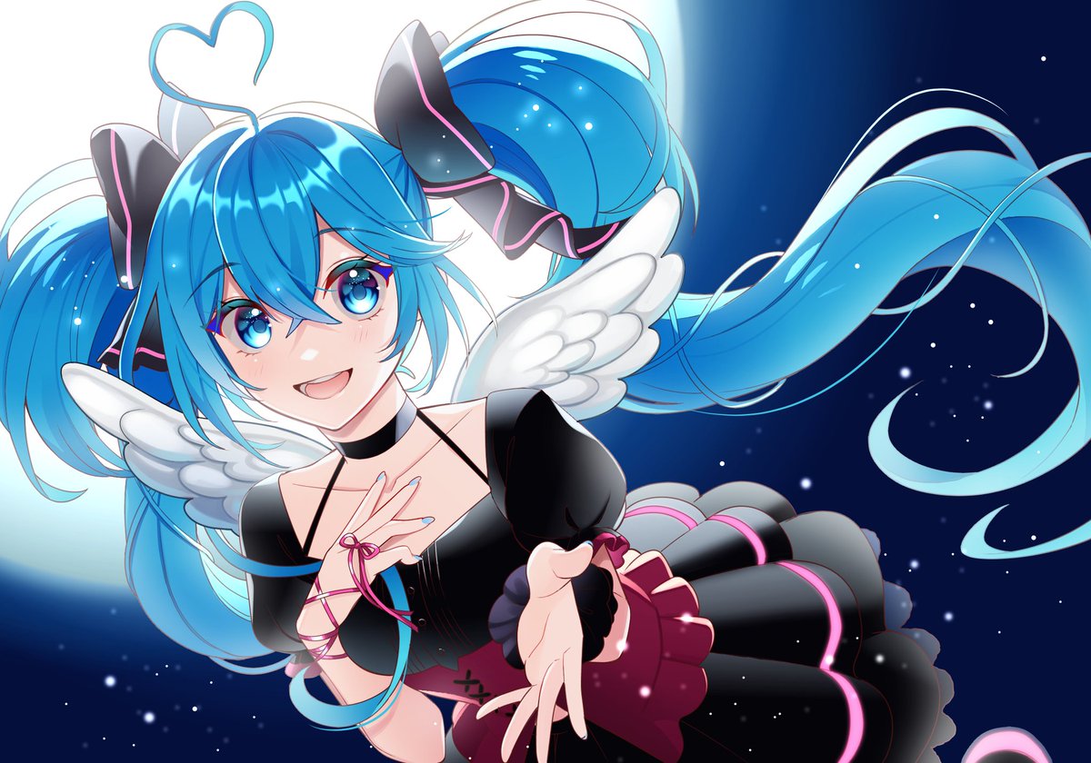 初音ミク「#初音ミク  」|マスもふﾌﾟﾝのイラスト