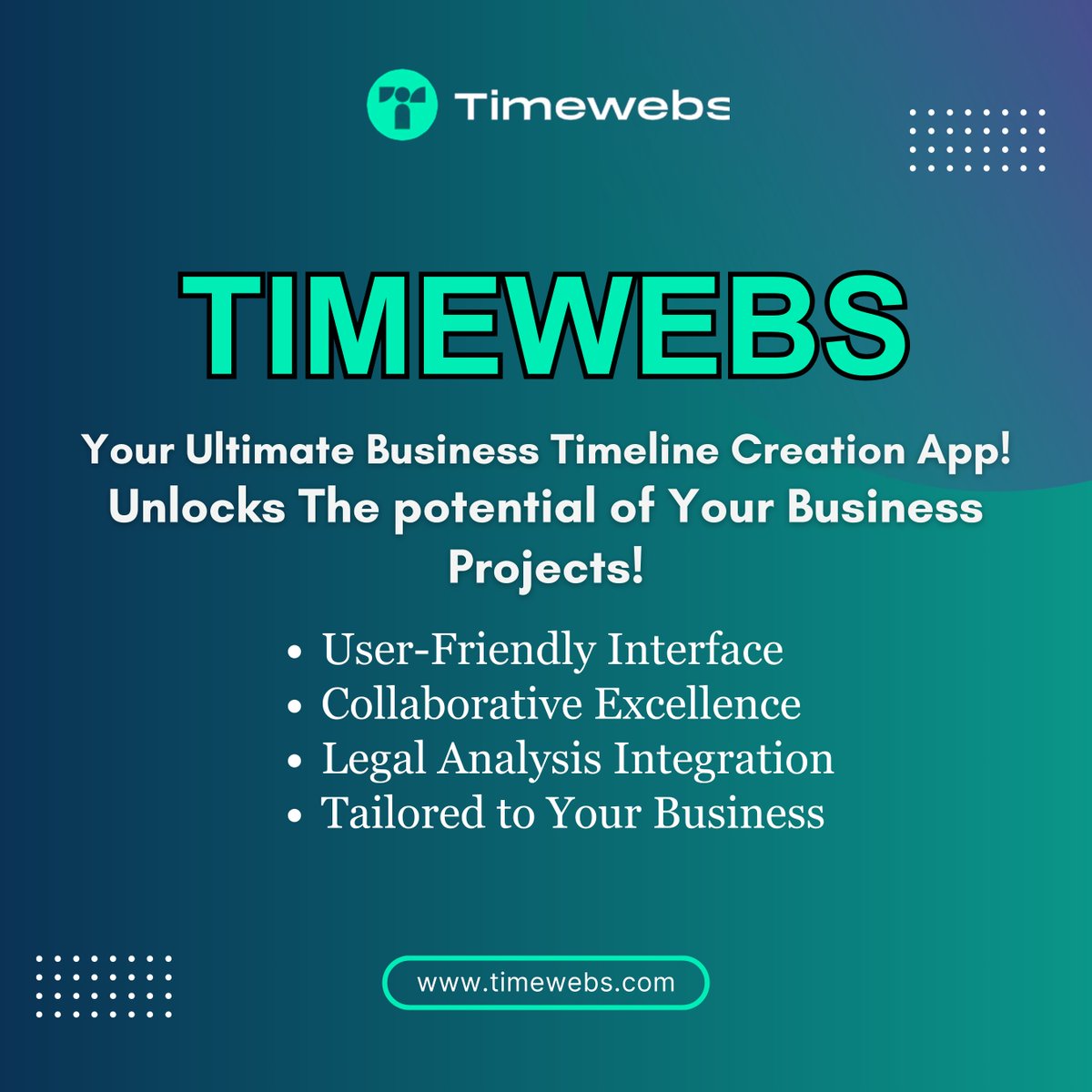 Timewebs's tweet photo. Timewebs simplifies project management by offering user-friendly timelines that improve communication and collaboration.

#timewebs #interactivetimelines #timelinecreation #timelineanalysis #datavisualization #historicalanalysis #visualdata #mapyourevents https://t.co/dCJKcRlMMm