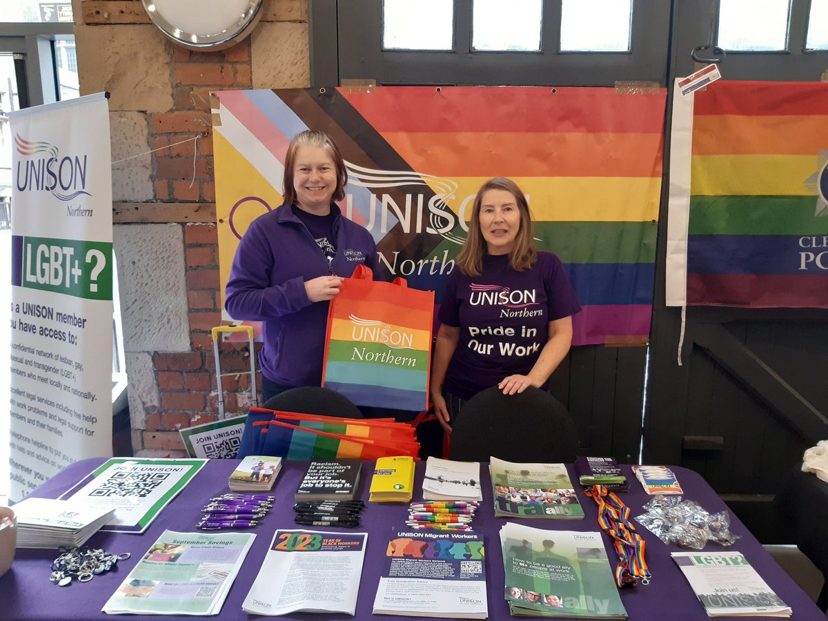 NorthernUNISON's tweet photo. All set up here at @MbroPride in the Town Hall.. come say Hi 👋
#prideinourwork #joinUNISON #Equality
💜💚🏳️⚧️🏳️🌈 https://t.co/pxBOzus9d0