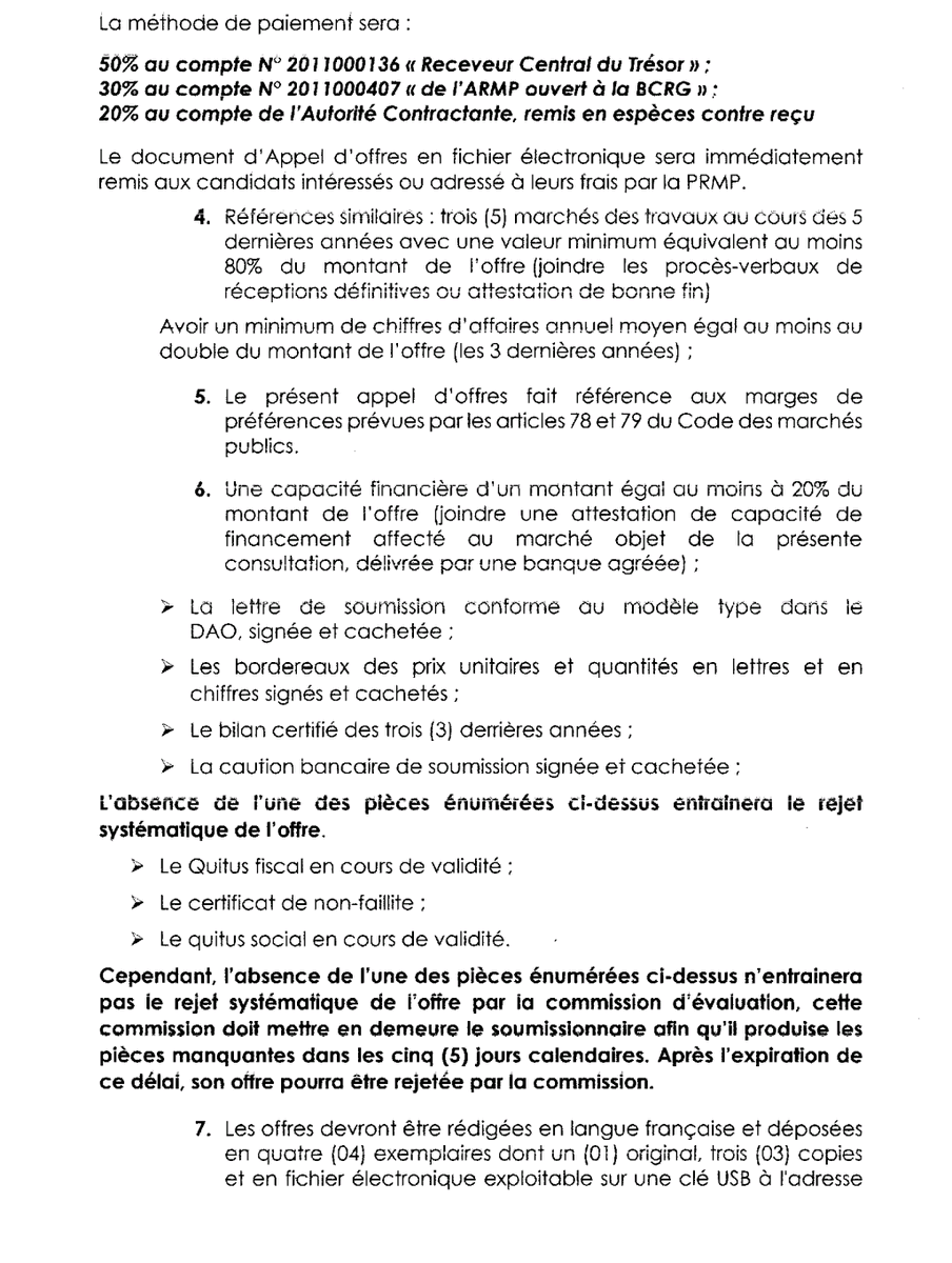 InfoComGN's tweet photo. [𝐃𝐀𝐎 - 𝐌𝐈𝐂]

Avis d’appel d’offres international relatif à la construction du siège de la télévision thématique.

𝐒𝐞𝐫𝐯𝐢𝐜𝐞 𝐂𝐨𝐦𝐦𝐮𝐧𝐢𝐜𝐚𝐭𝐢𝐨𝐧 𝐞𝐭 𝐑𝐞𝐥𝐚𝐭𝐢𝐨𝐧𝐬 𝐏𝐮𝐛𝐥𝐢𝐪𝐮𝐞𝐬. 

👉 https://t.co/Eyn3WBuGap 

#MIC🇬🇳
#MInfoCom
#PRMP https://t.co/bQmtrXmEVn