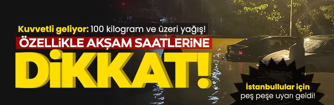 webwizyon's tweet photo. İstanbullular için peş peşe uyarı geldi: Özellikle akşam saatlerine dikkat... https://t.co/cwy3yFsR6p
