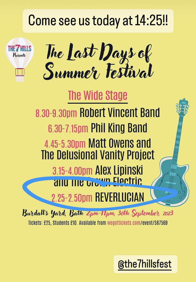 Would be great to see some familiar faces for some great tunes! The return of REVERLUCIAN!