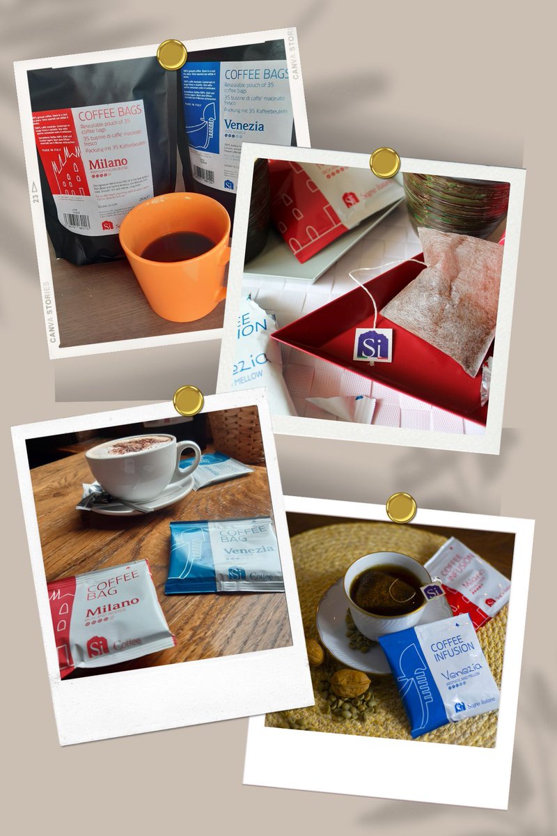 sogno_si's tweet photo. Elevate your coffee experience with our premium coffee bags. Quality brews await! ☕️

👉 What do you prefer, coffee bags or loose coffee bags? 🍵 

#sisogno #coffee #coffeelovers https://t.co/DeuwWGhq9p