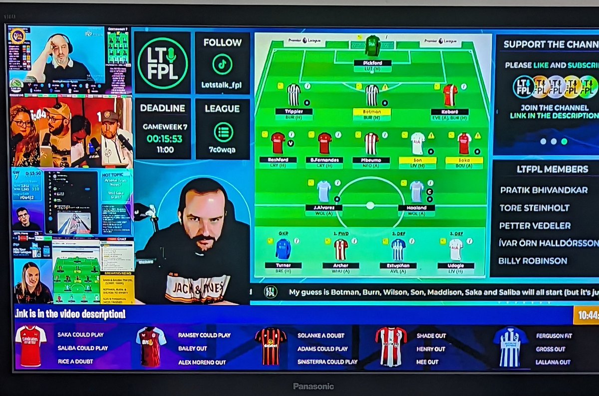 Rob2K's tweet photo. Joining #Streamception with @fpl_juice and find out that Alveraz & Foden starts ๐ฅ๐ฅ
Lovely jubbly.
#FPL #FPLCommunity #GW7 https://t.co/aygqcUmeO5